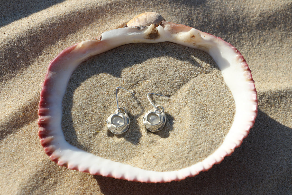 Saltwater earrings silver