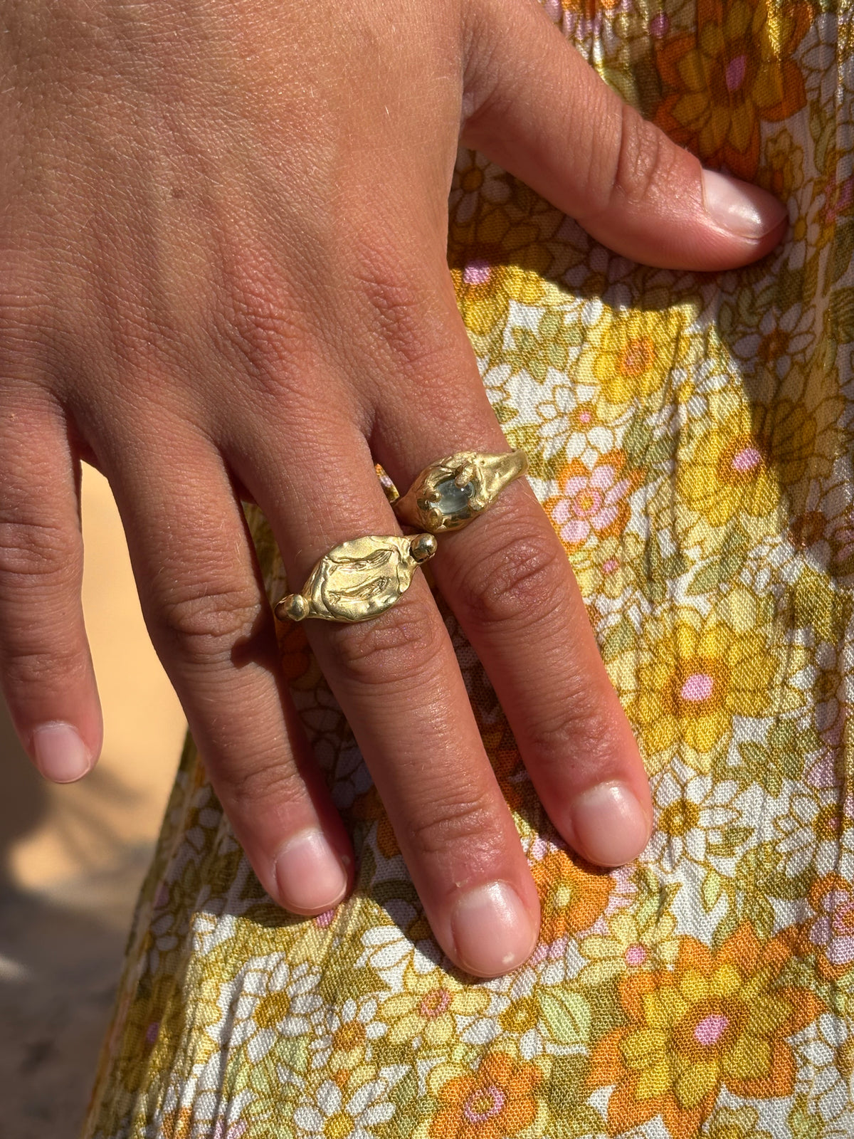 Bait ring gold