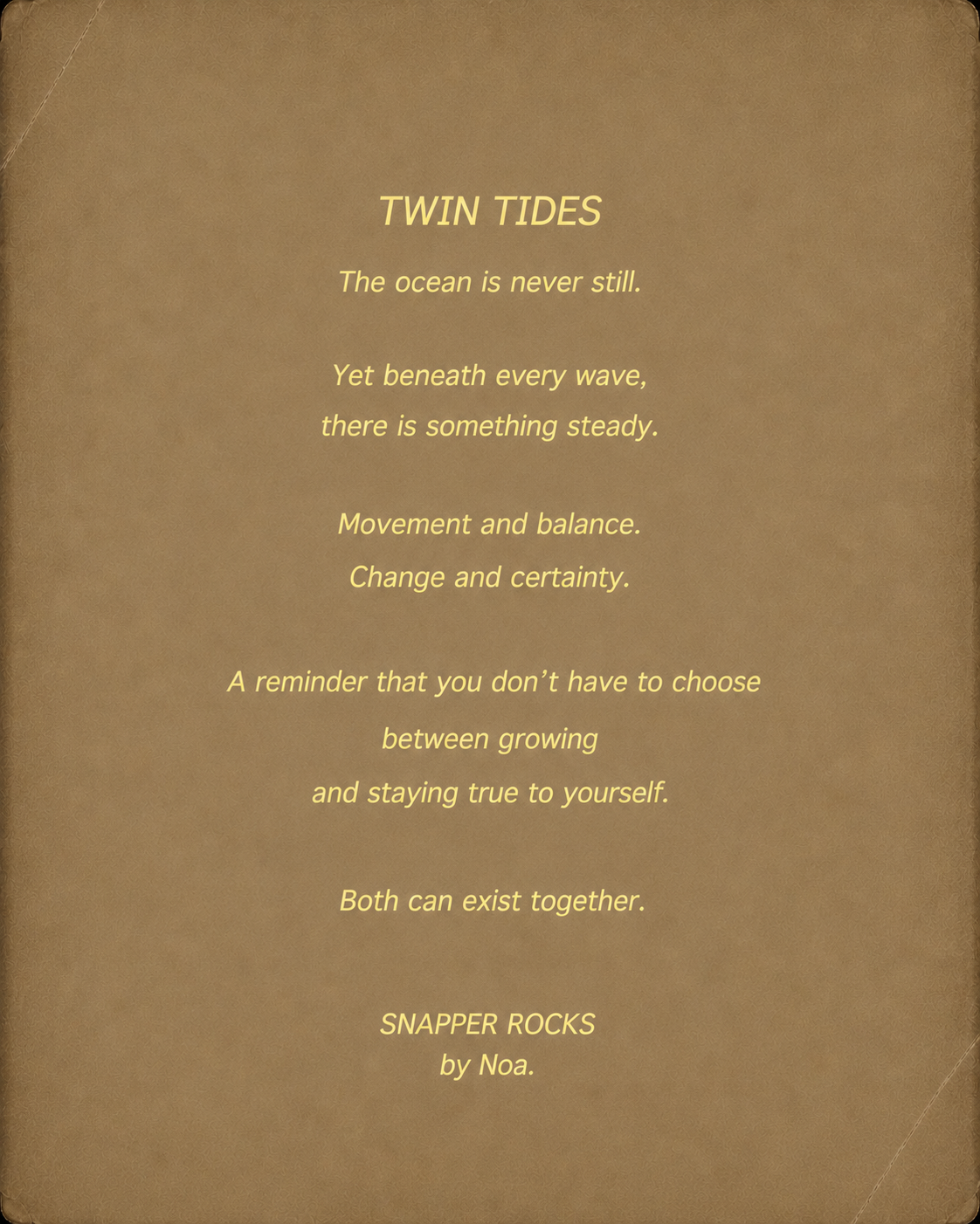 Tide & Grain ring Set Gold