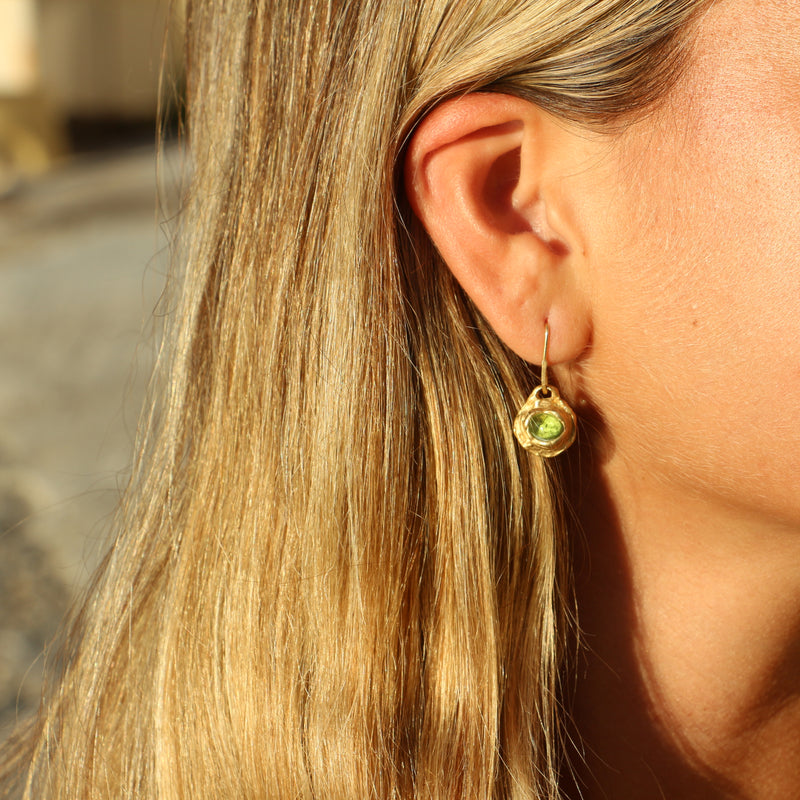 Saltwater earrings gold