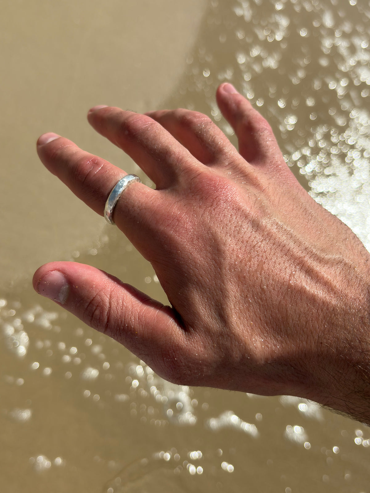 Rough cut ring