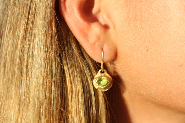Saltwater earrings gold