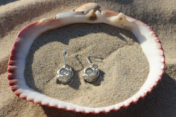 Saltwater earrings silver