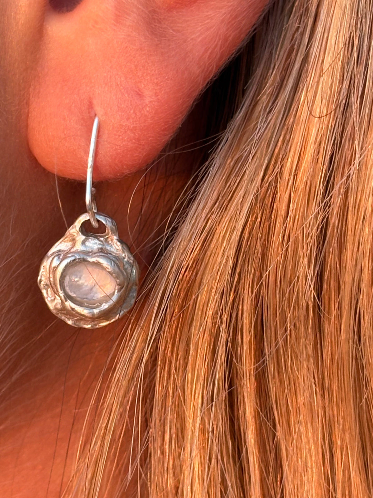 Saltwater earrings silver