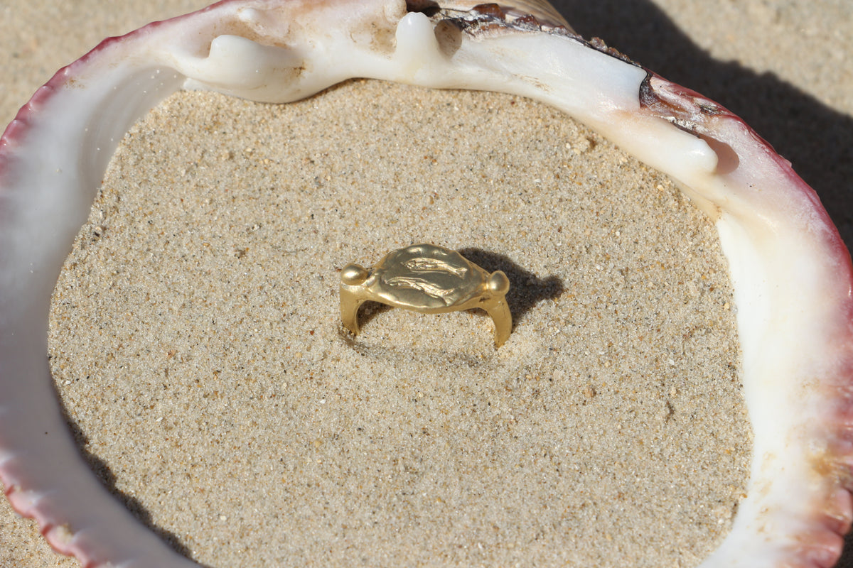 Bait ring gold