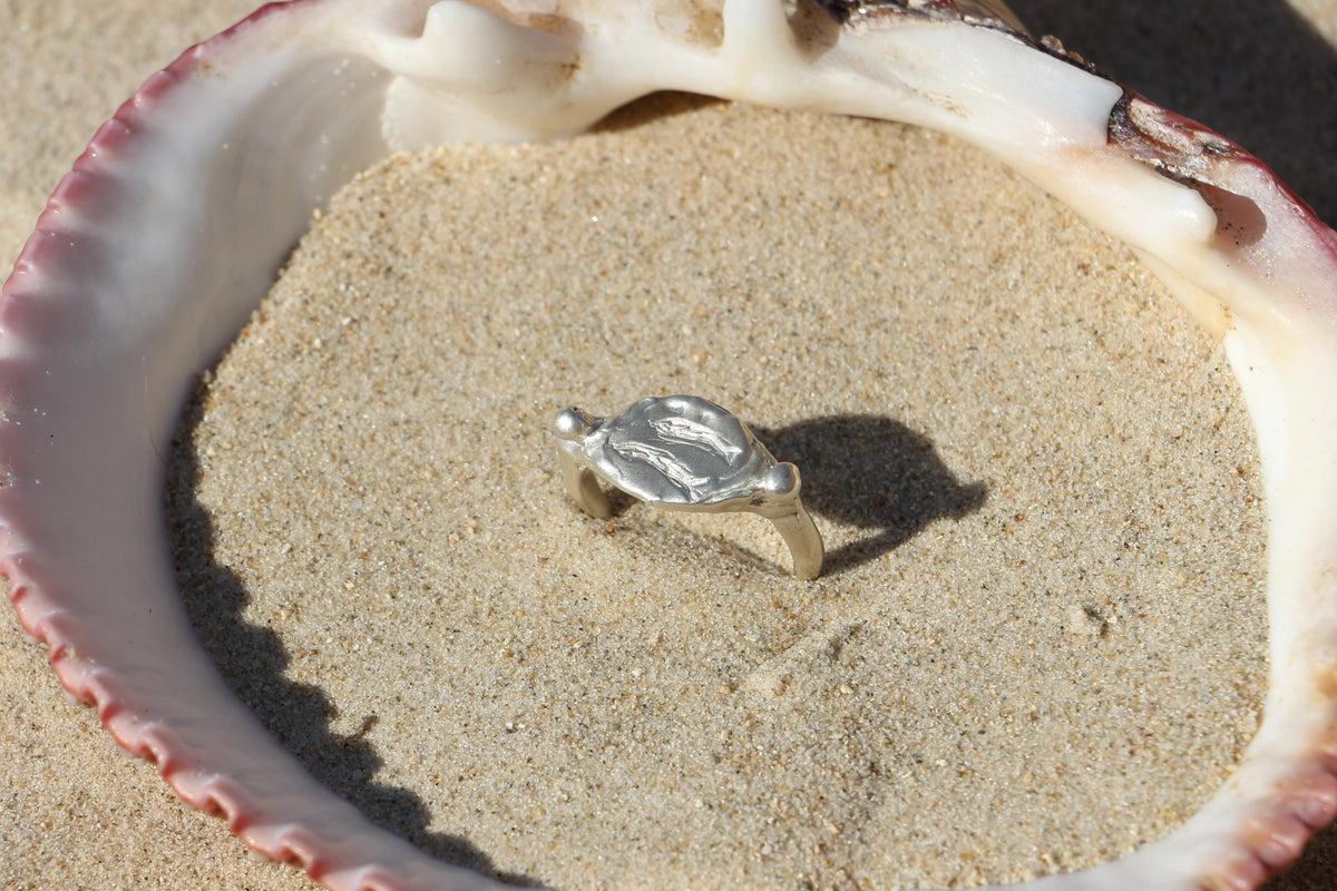 Bait ring silver