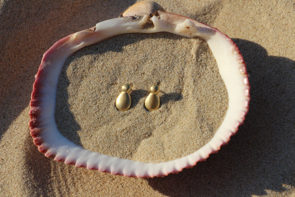 Good days earrings gold