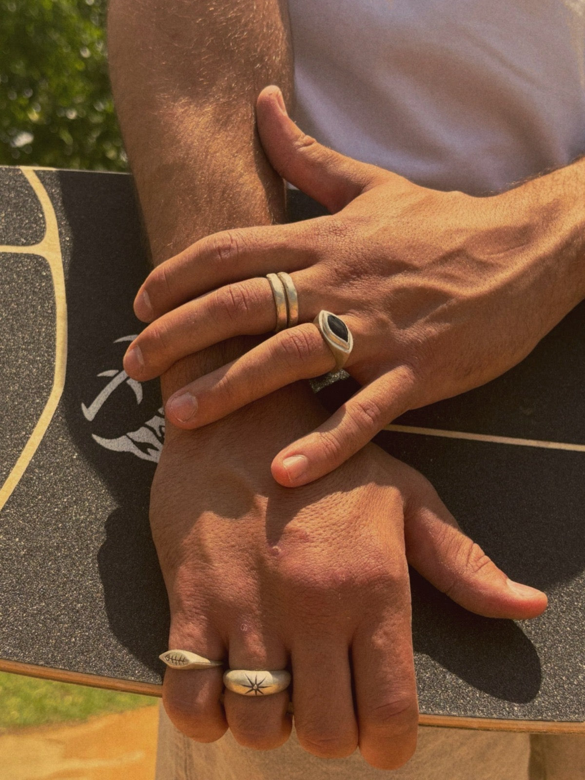 Rough cut ring