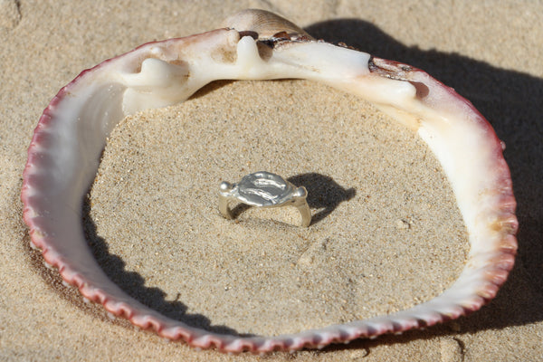 Bait ring silver