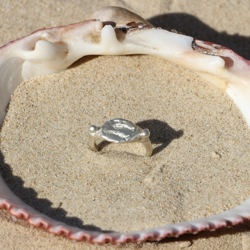 Bait ring silver