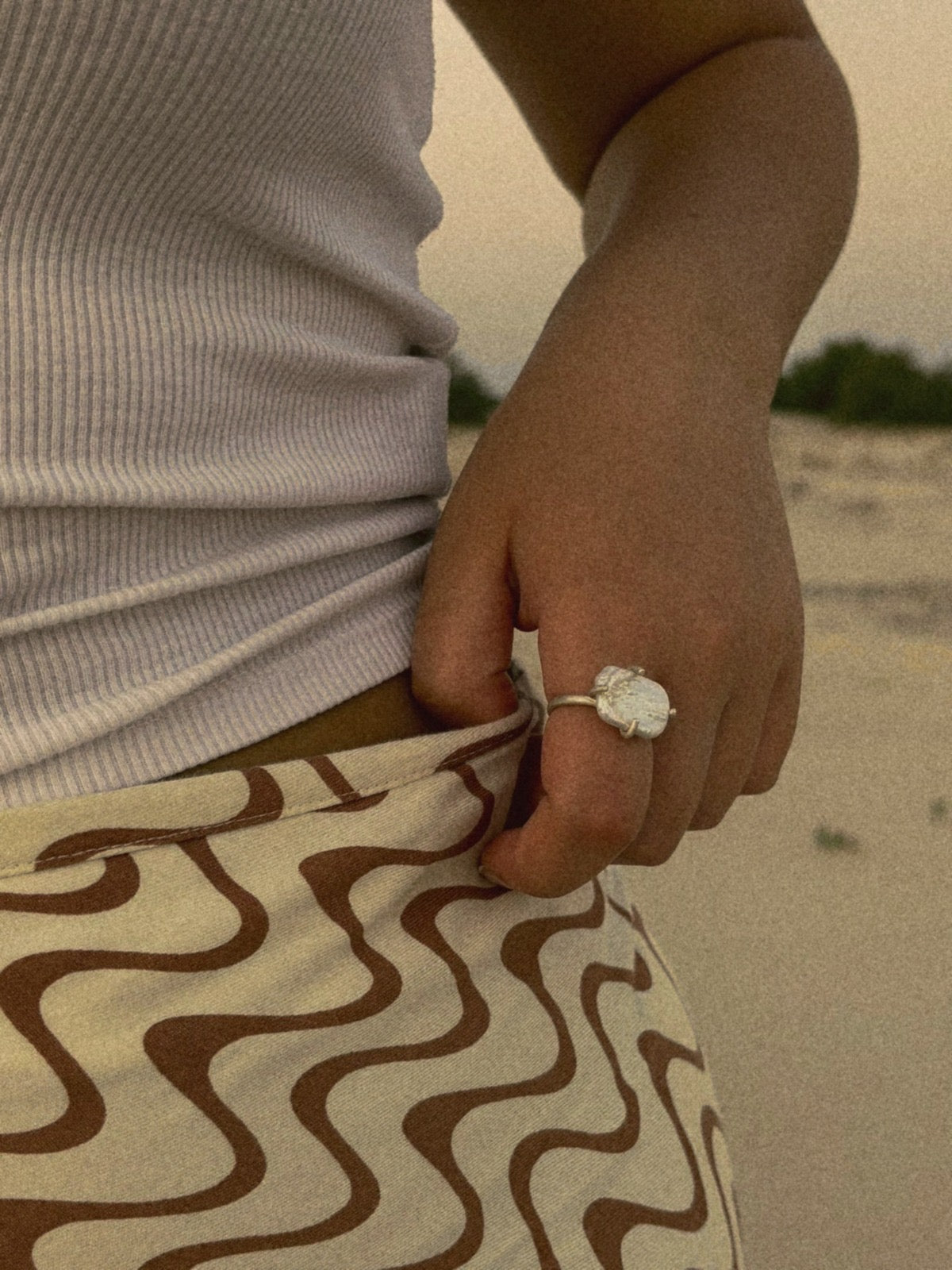 Wildform pearl ring