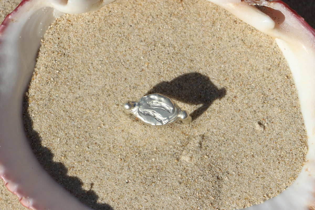 Bait ring silver