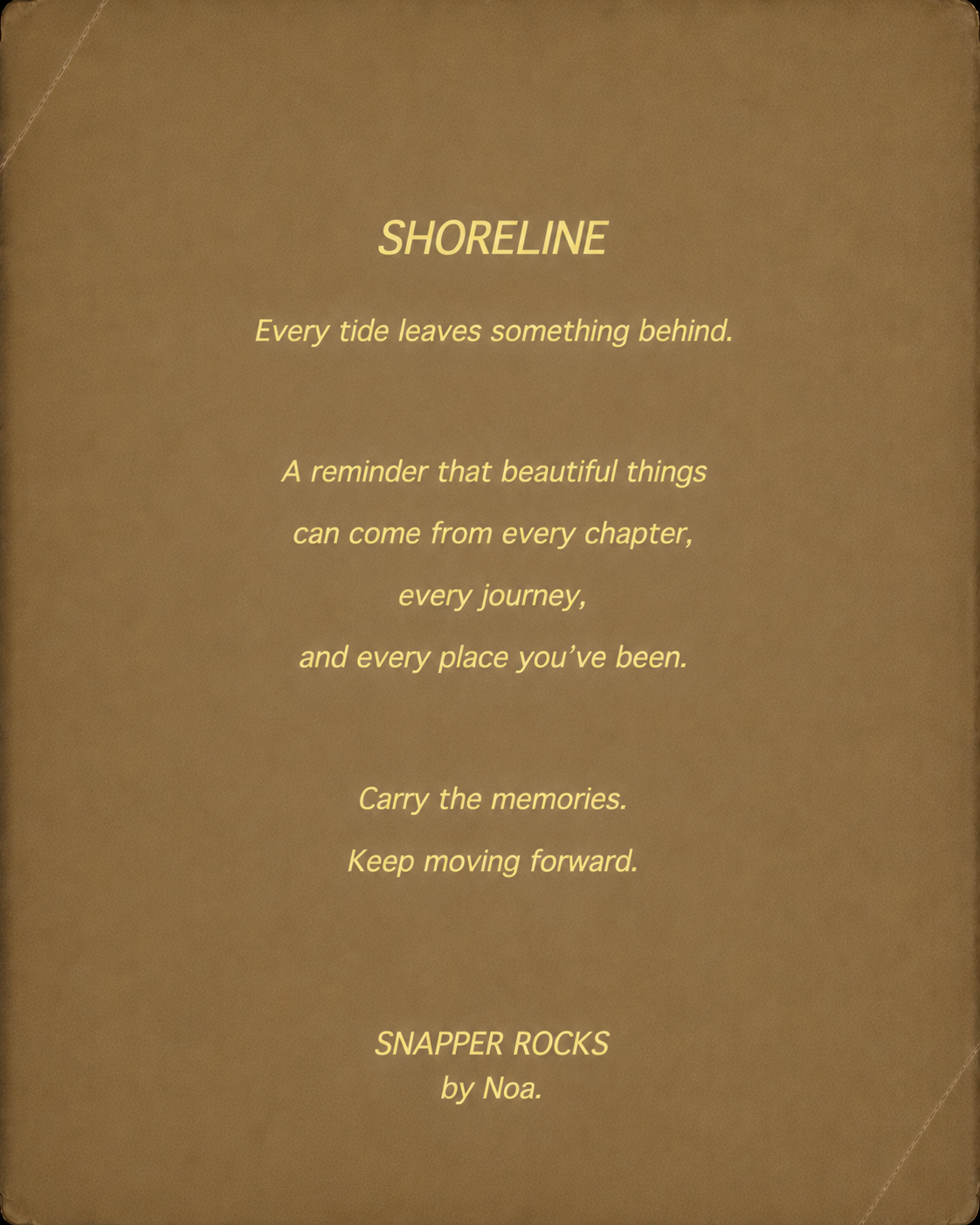 Shoreline earrings gold
